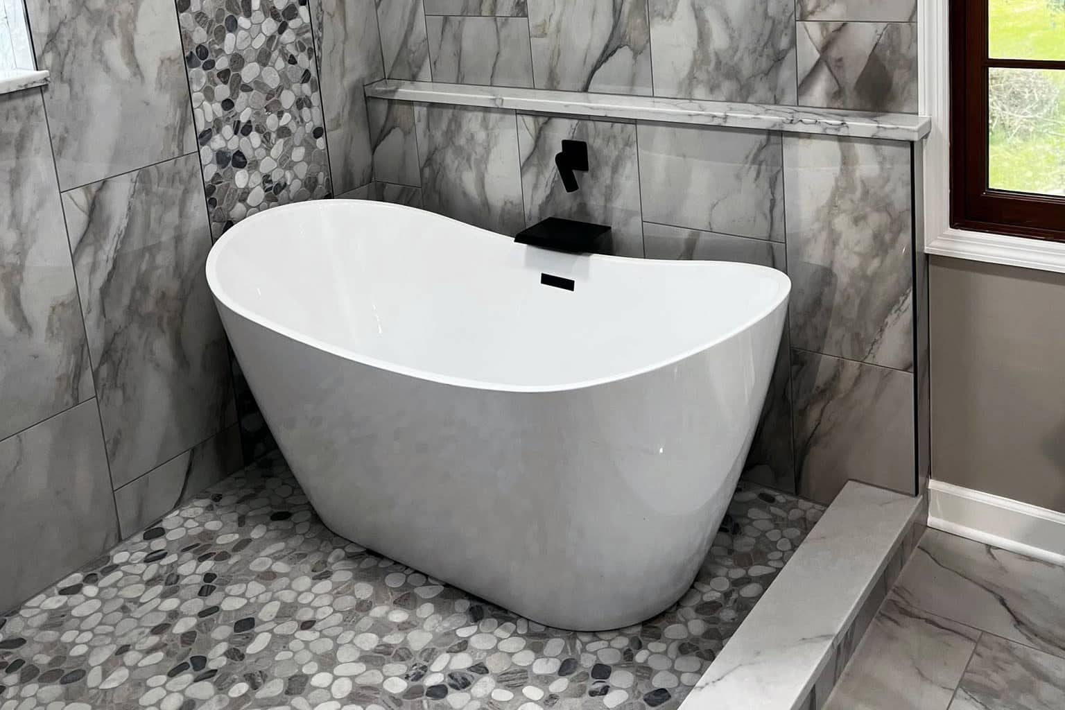 modern remodeled bathroom